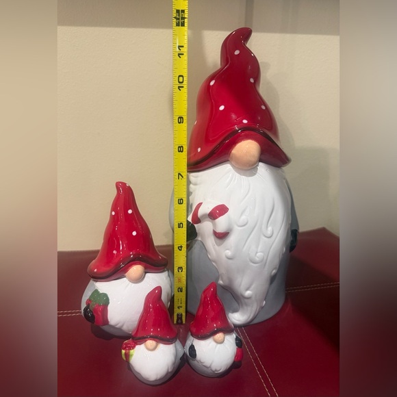 10 Strawberry Street Festive Nordic Gnome Canister Set and...